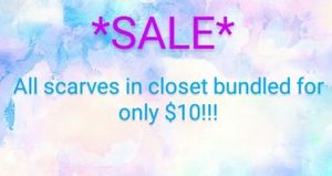 Scarf Sale *all 14 scarves in my closet for $10*